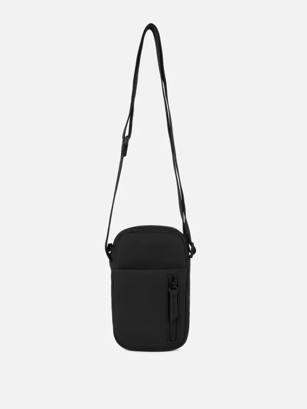 Primark Pocket Front Phone Holder Bag Black Outlet