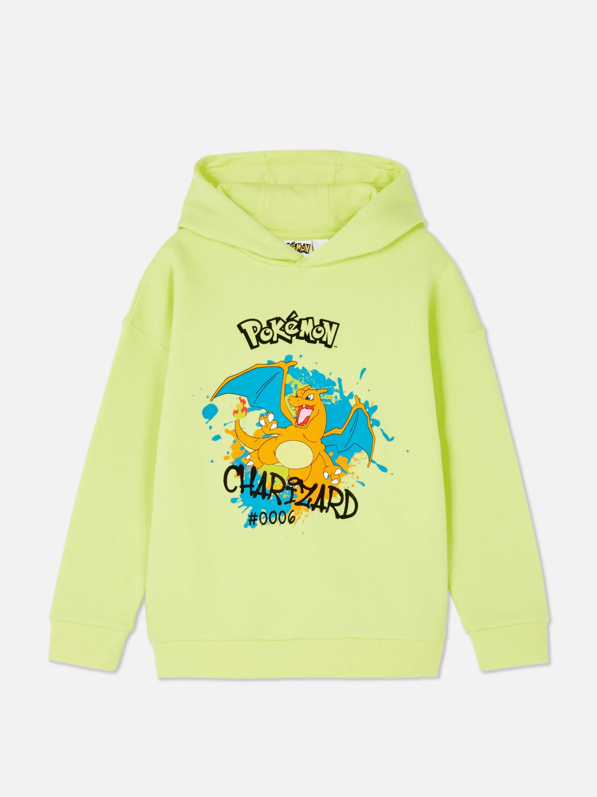 Primark Pokémon Charizard Hoodie Yellow Cheap