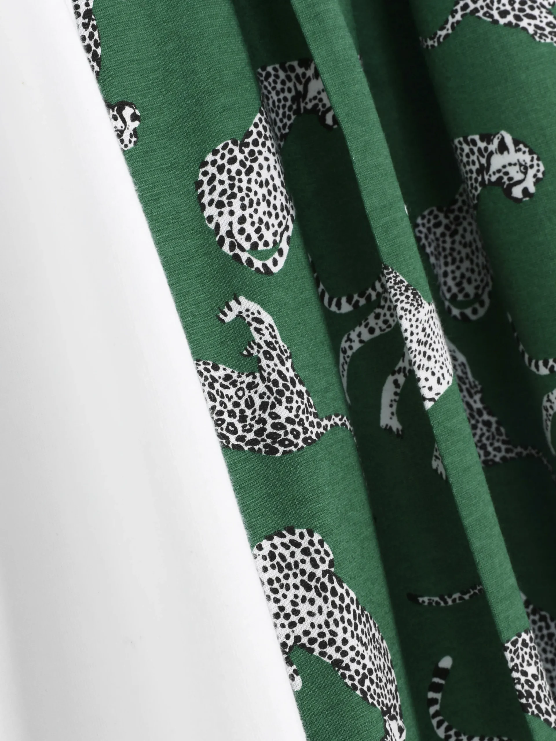 Primark Printed Jersey Short Sleeve Pajamas Green Shop