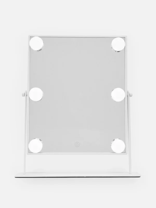 Primark PS Light Up Bulb Mirror White Best Sale