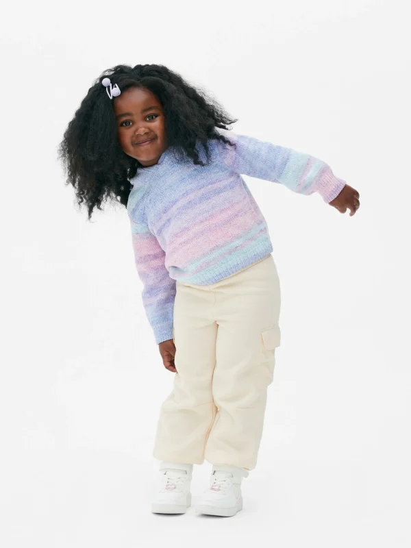 Primark Rainbow Knit Hoodie Multi Best Sale
