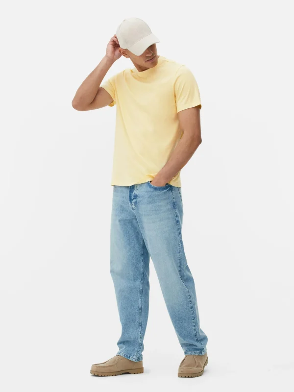 Primark Regular Fit T-Shirt Yellow Sale