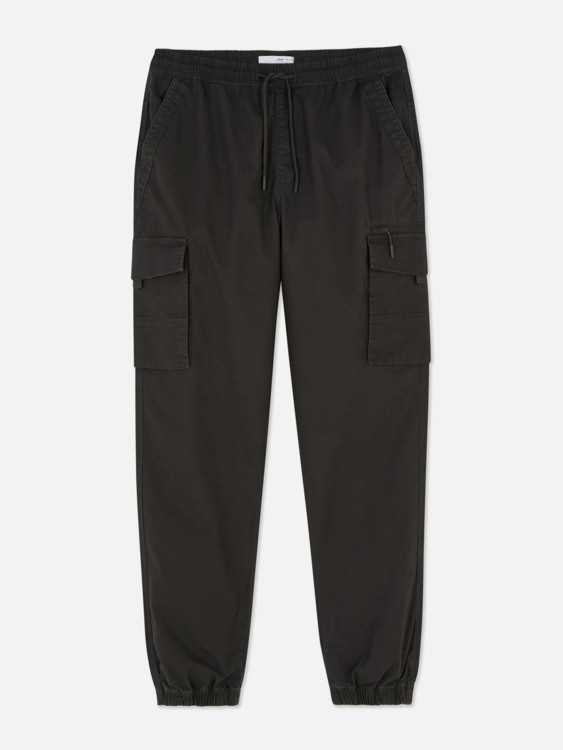 Primark Relaxed Cuff Cargo Pants Charcoal Fashion