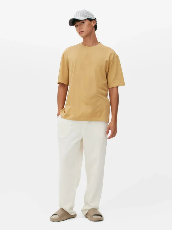Primark Relaxed Fit T-Shirt Mustard Cheap