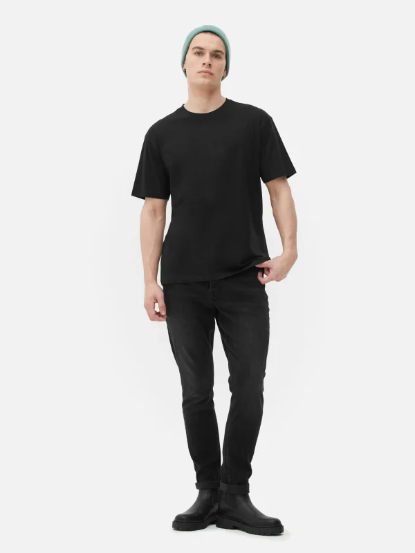 Primark Relaxed Fit T-shirt Black Fashion