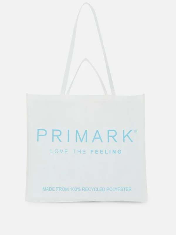 Primark Reusable Shopper Tote Bag White Hot