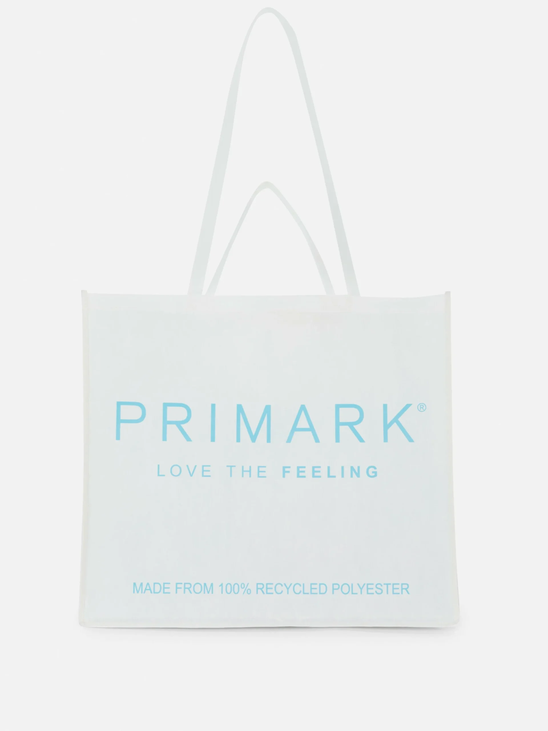 Primark Reusable Shopper Tote Bag White Hot
