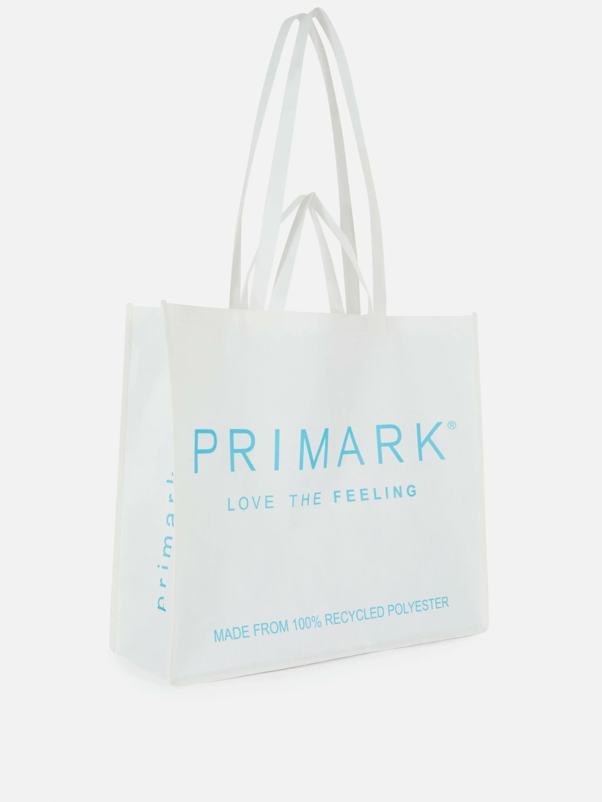 Primark Reusable Shopper Tote Bag White Hot