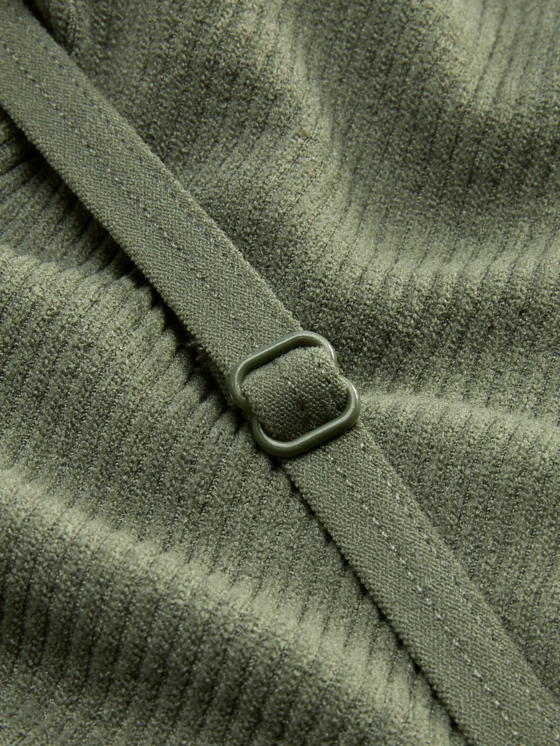 Primark Ribbed Cropped Cami Pajama Top Olive Shop