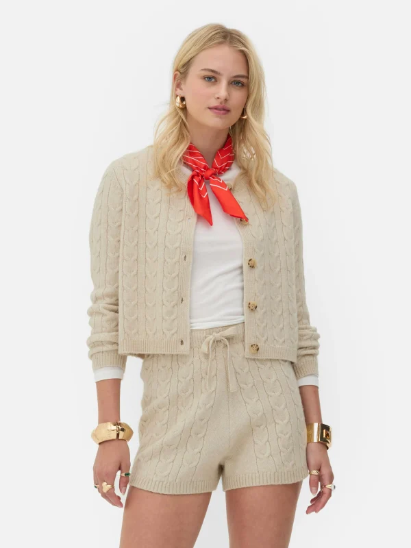 Primark Rita Ora Cable Knit Cardigan Beige Outlet