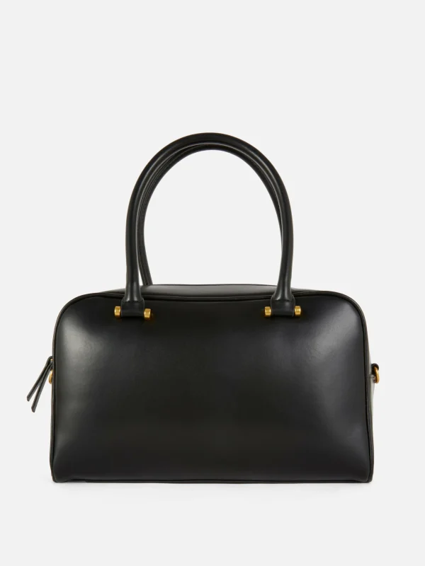 Primark Rita Ora Faux Leather Bowling Bag Black Cheap
