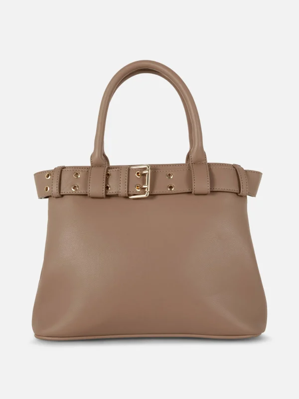 Primark Rita Ora Faux Leather Buckle Tote Camel Hot
