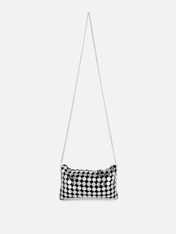 Primark Rita Ora Sequin Crossbody Bag Black Fashion