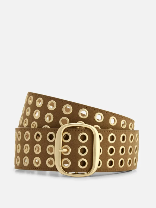 Primark Rita Ora Three-Eyelet Belt Brown Fashion