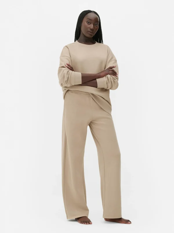 Primark Rita Ora Wide Leg Joggers Tan Store