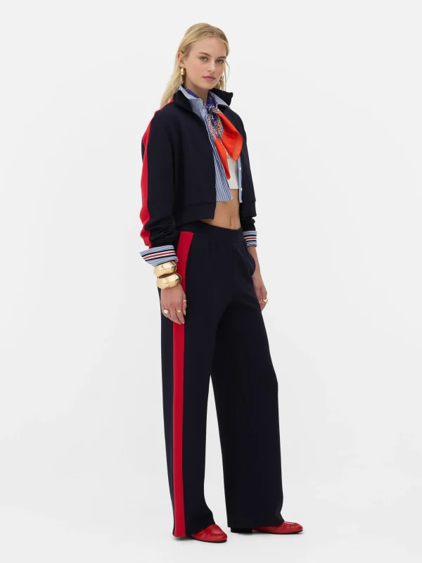 Primark Rita Ora Zip-Up Funnel Neck Sweatshirt Navy Clearance
