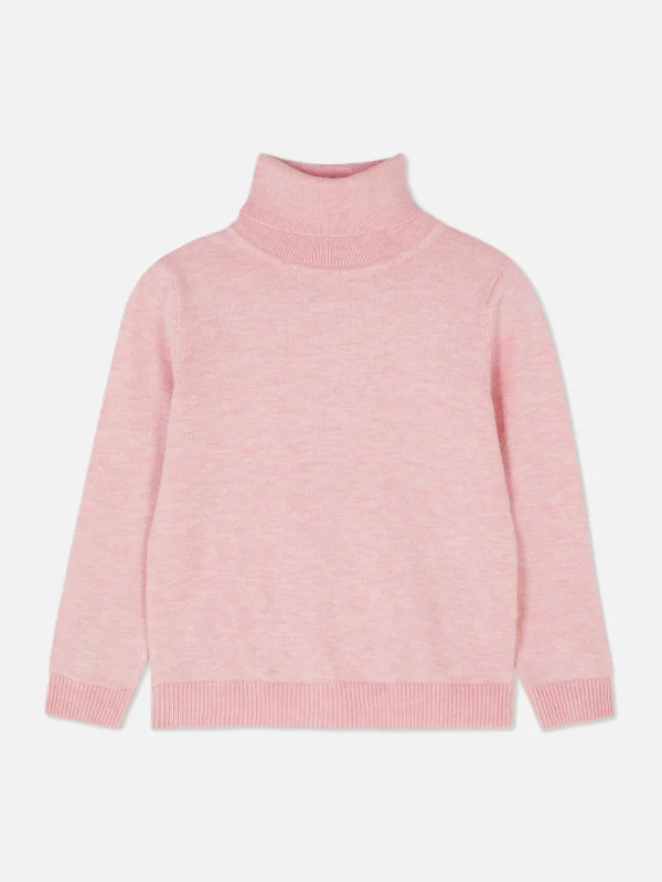 Primark Roll Neck Sweater Light Pink Best