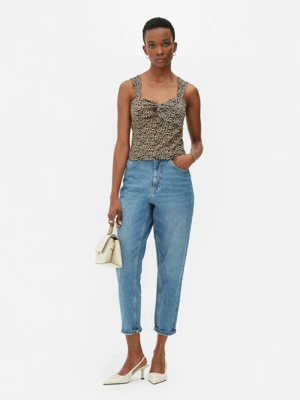 Primark Ruched Knot Sleeveless Top Multi Best