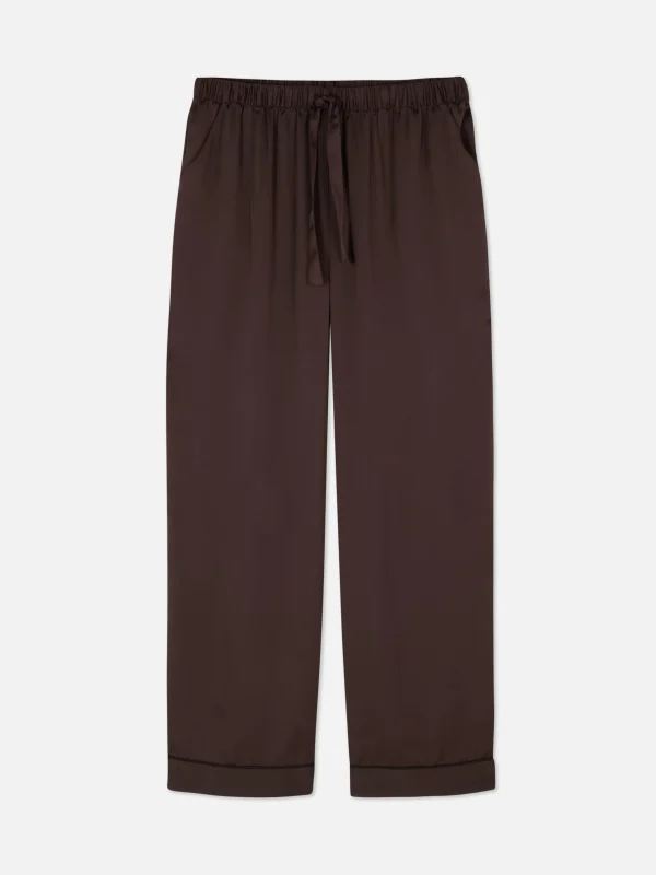 Primark Satin Pajama Pants Fig Outlet