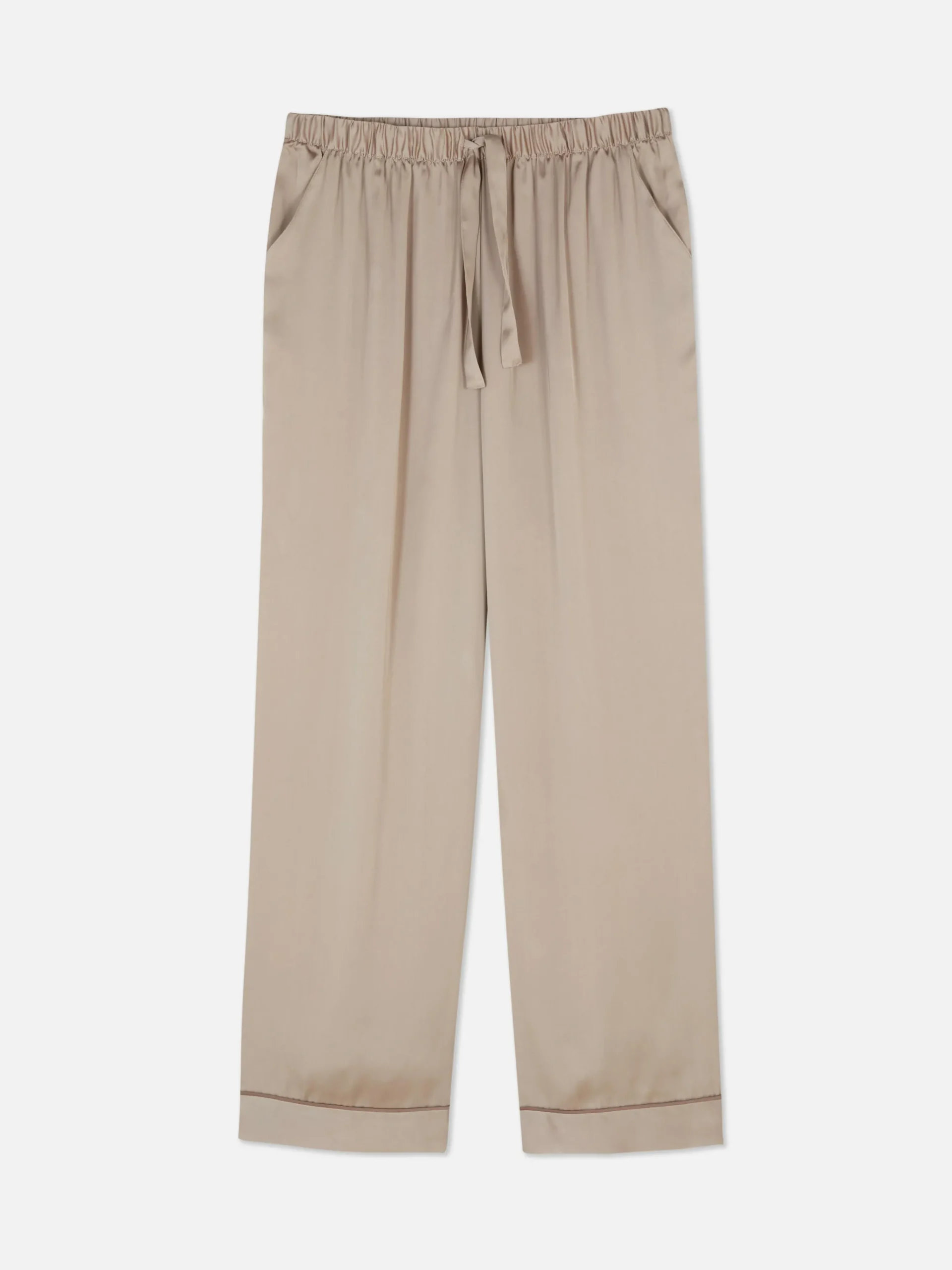 Primark Satin Pajama Pants Mocha Shop
