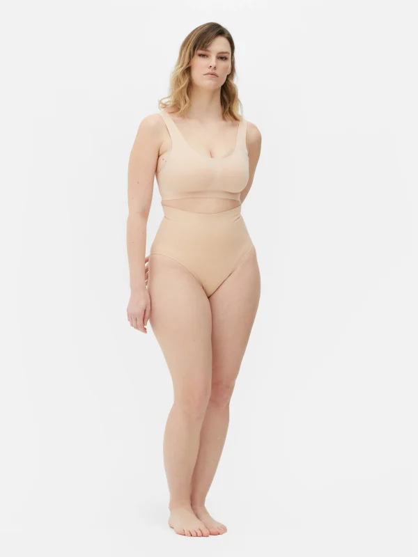 Primark Seamless High Waist Shapewear Briefs Taupe Outlet
