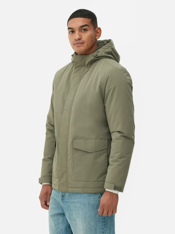 Primark Short Padded Jacket Green New