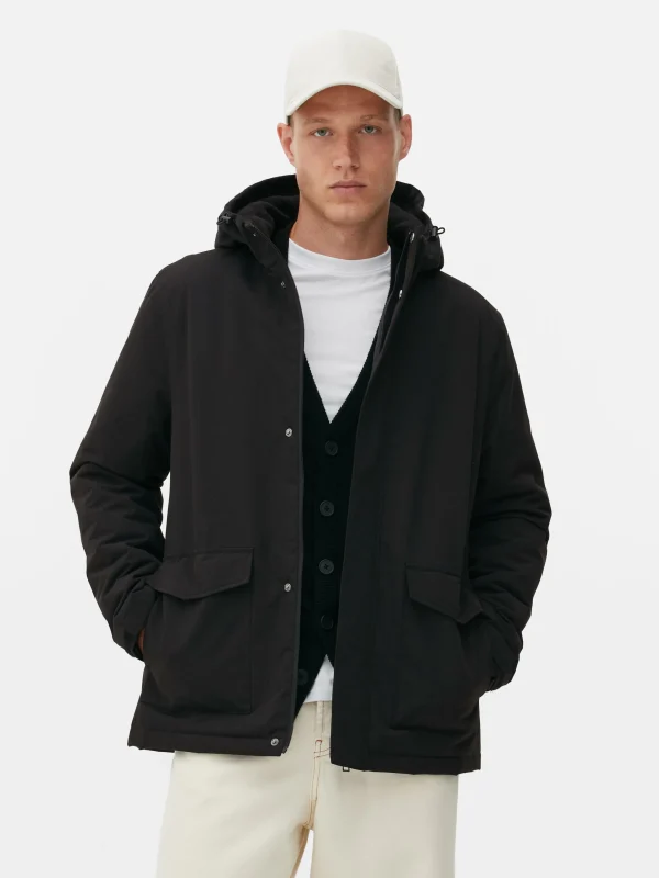 Primark Short Padded Jacket Black Outlet