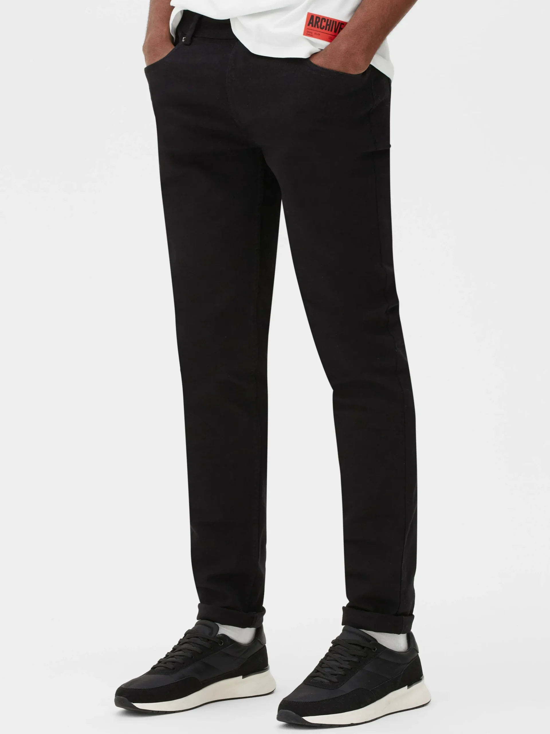 Primark Skinny Twill Jeans Black Online