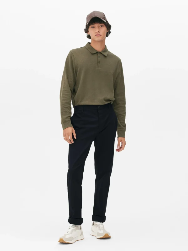 Primark Slim Fit Chinos Navy Online