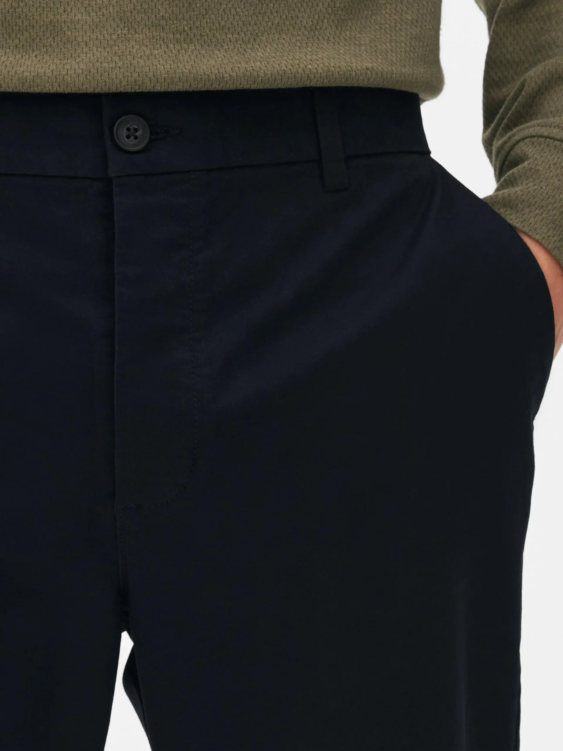 Primark Slim Fit Chinos Navy Online