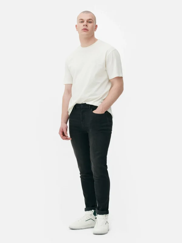 Primark Slim Fit Jeans Black 2 Sale