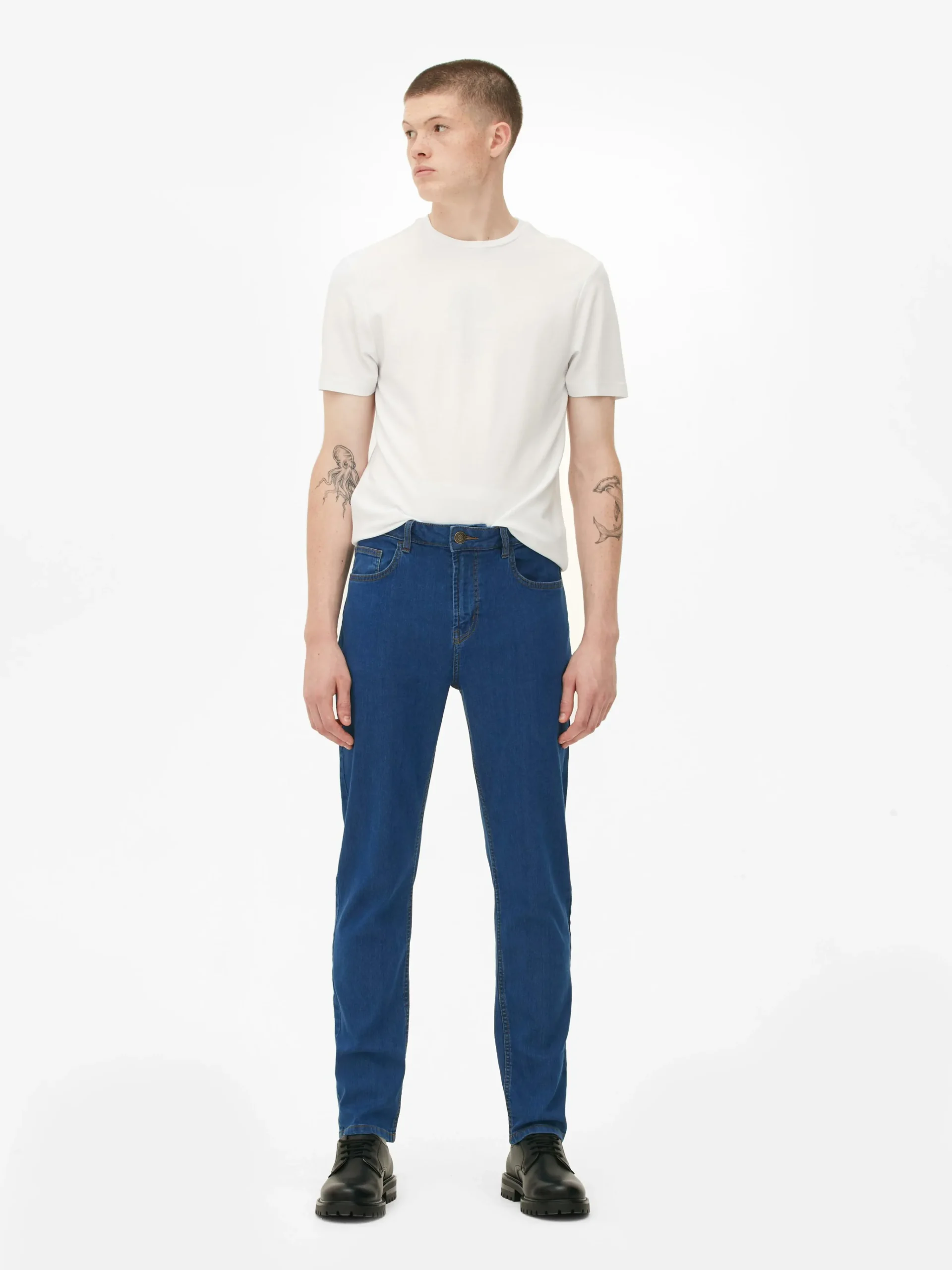 Primark Slim Fit Jeans Mid Blue Discount