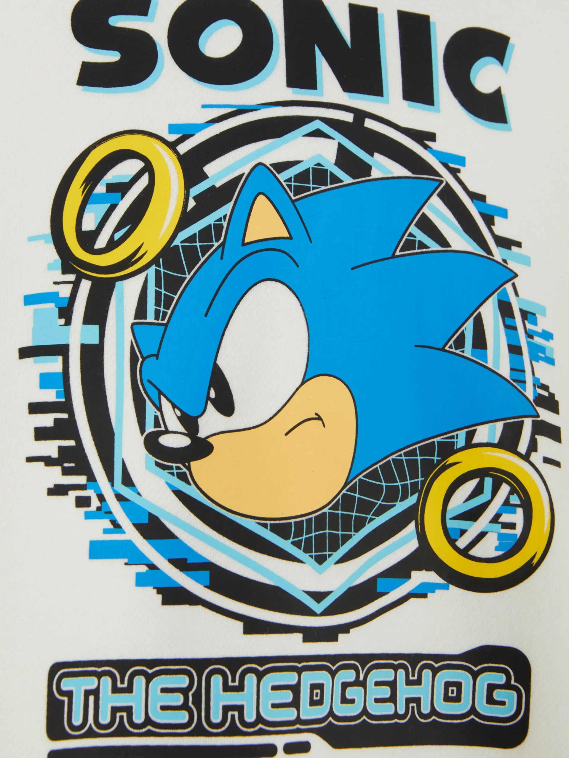 Primark Sonic The Hedgehog Graphic Hoodie Ivory Store