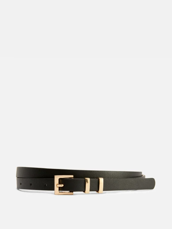 Primark Square-Buckle Belt Black Sale
