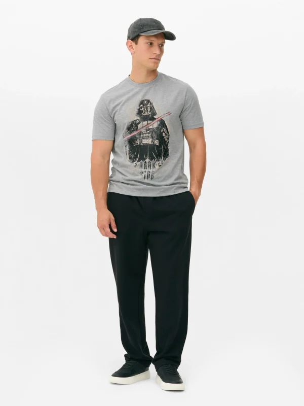 Primark Star Wars Darth Vader T-Shirt Gray Heather Flash Sale
