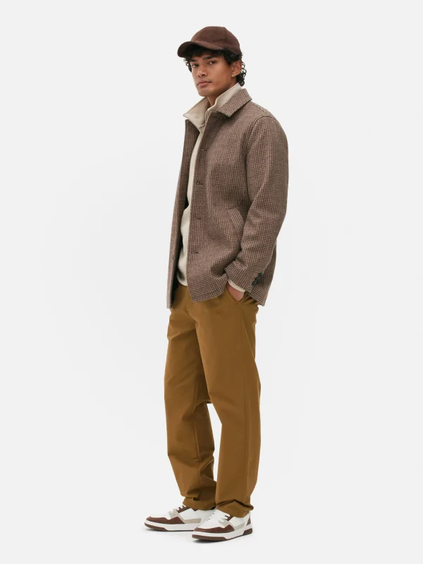 Primark Straight Fit Chinos Tobacco Discount