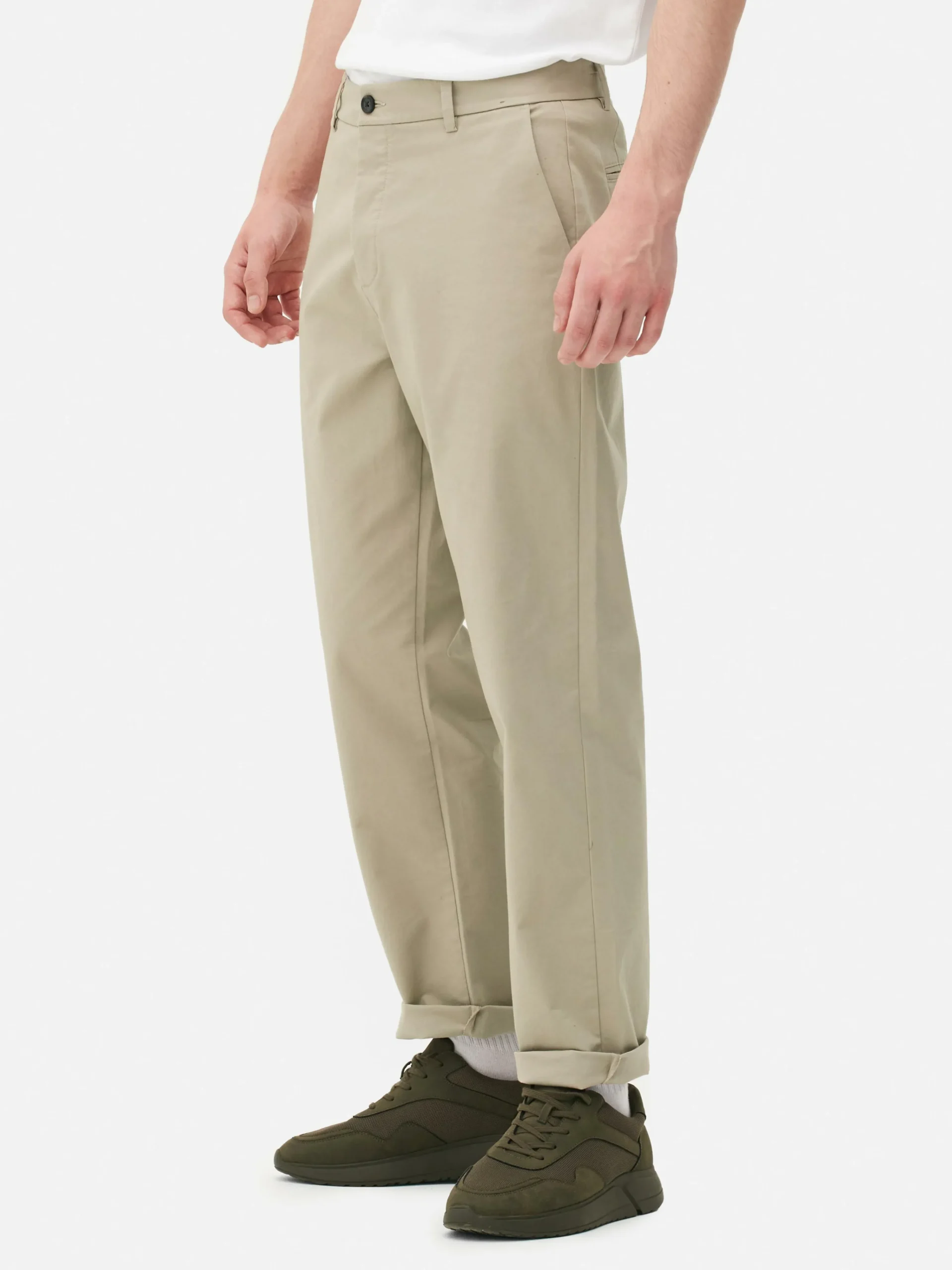 Primark Straight Fit Chinos Stone Best