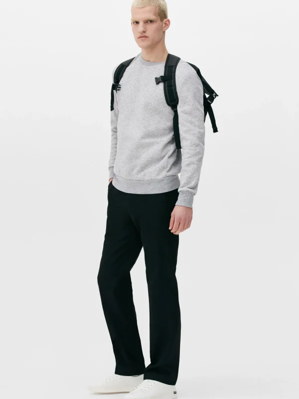 Primark Straight Leg Twill Pants Black Online
