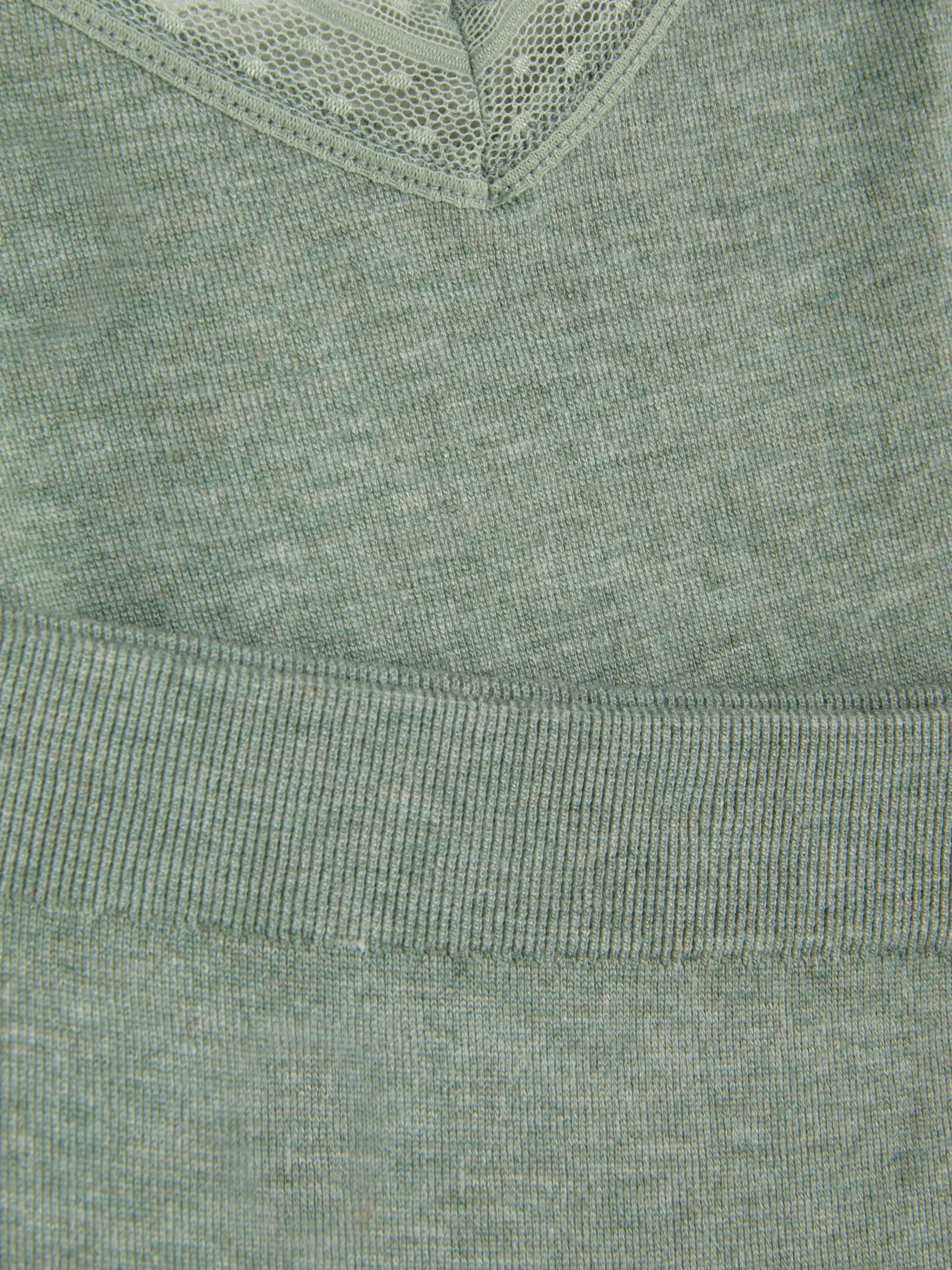 Primark Stretch Cami And Shorts Pajama Set Olive Cheap