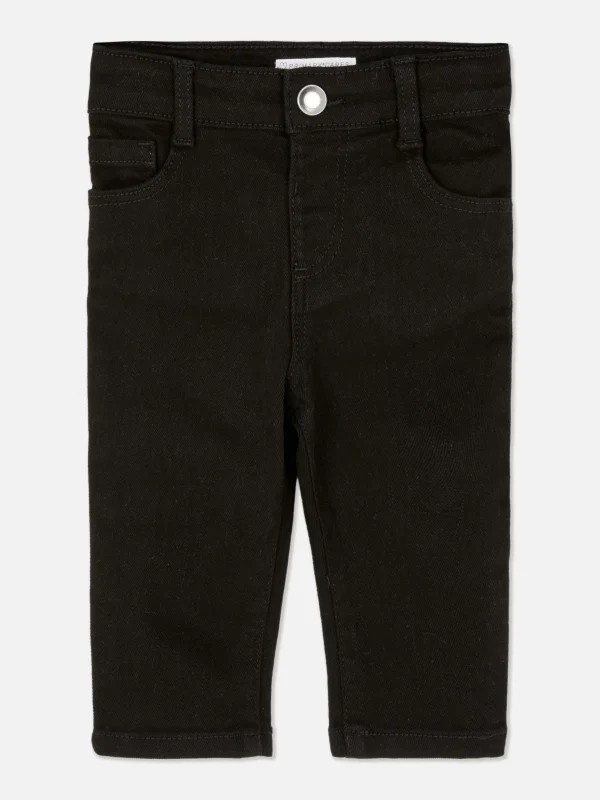 Primark Stretch Denim Pants Black Best Sale