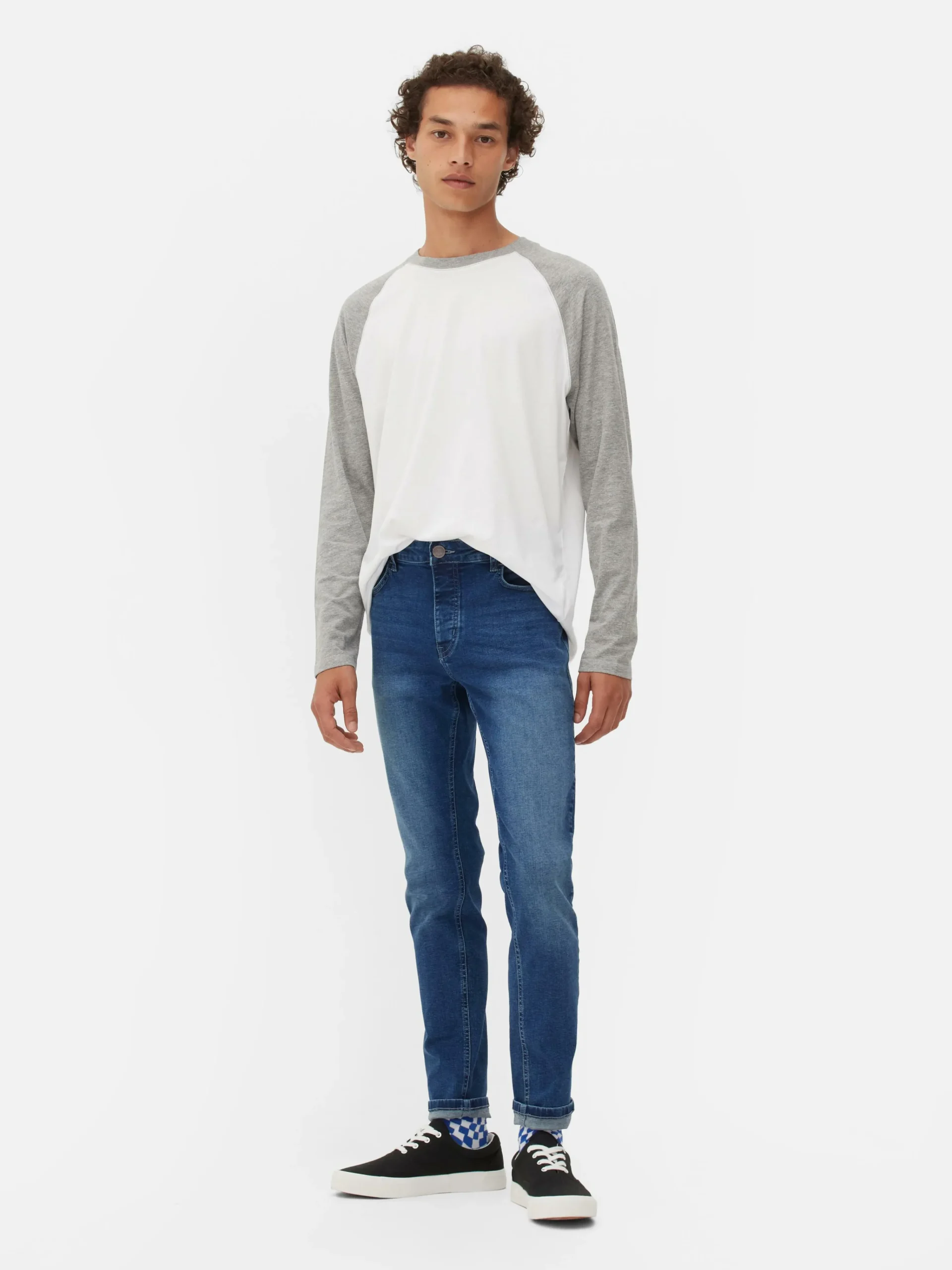 Primark Stretch Skinny Jeans Dark Blue Fashion
