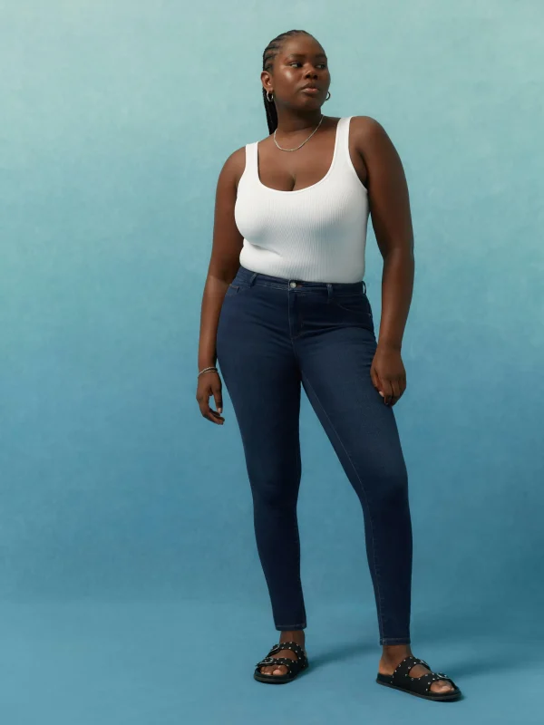 Primark Stretch Skinny Jeans Indigo Clearance