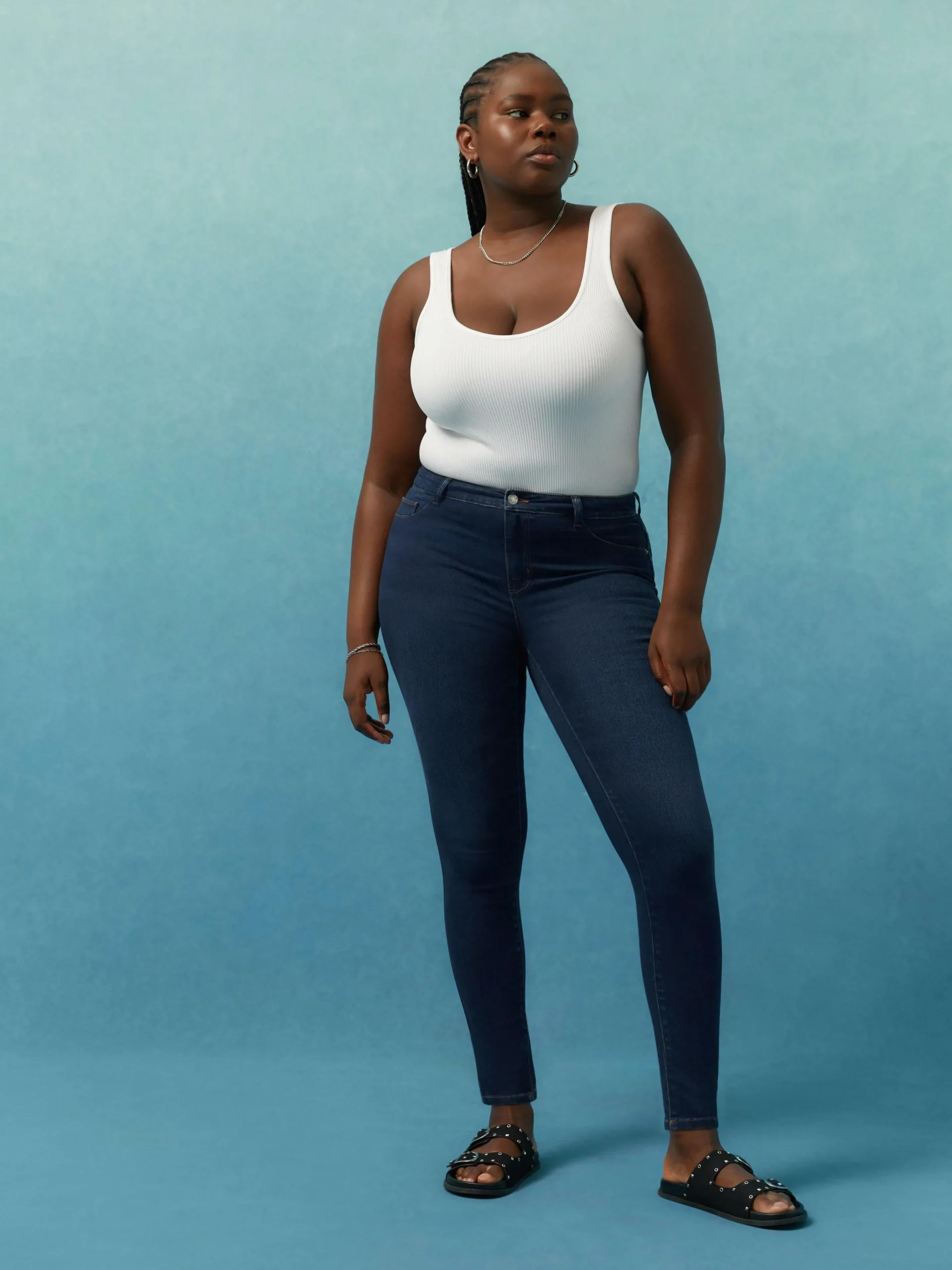 Primark Stretch Skinny Jeans Indigo Clearance