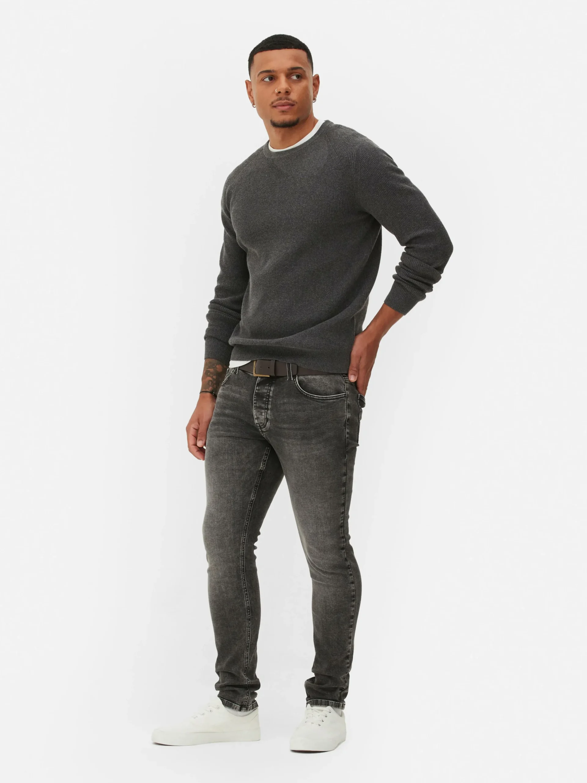 Primark Stretch Skinny Jeans Gray Store