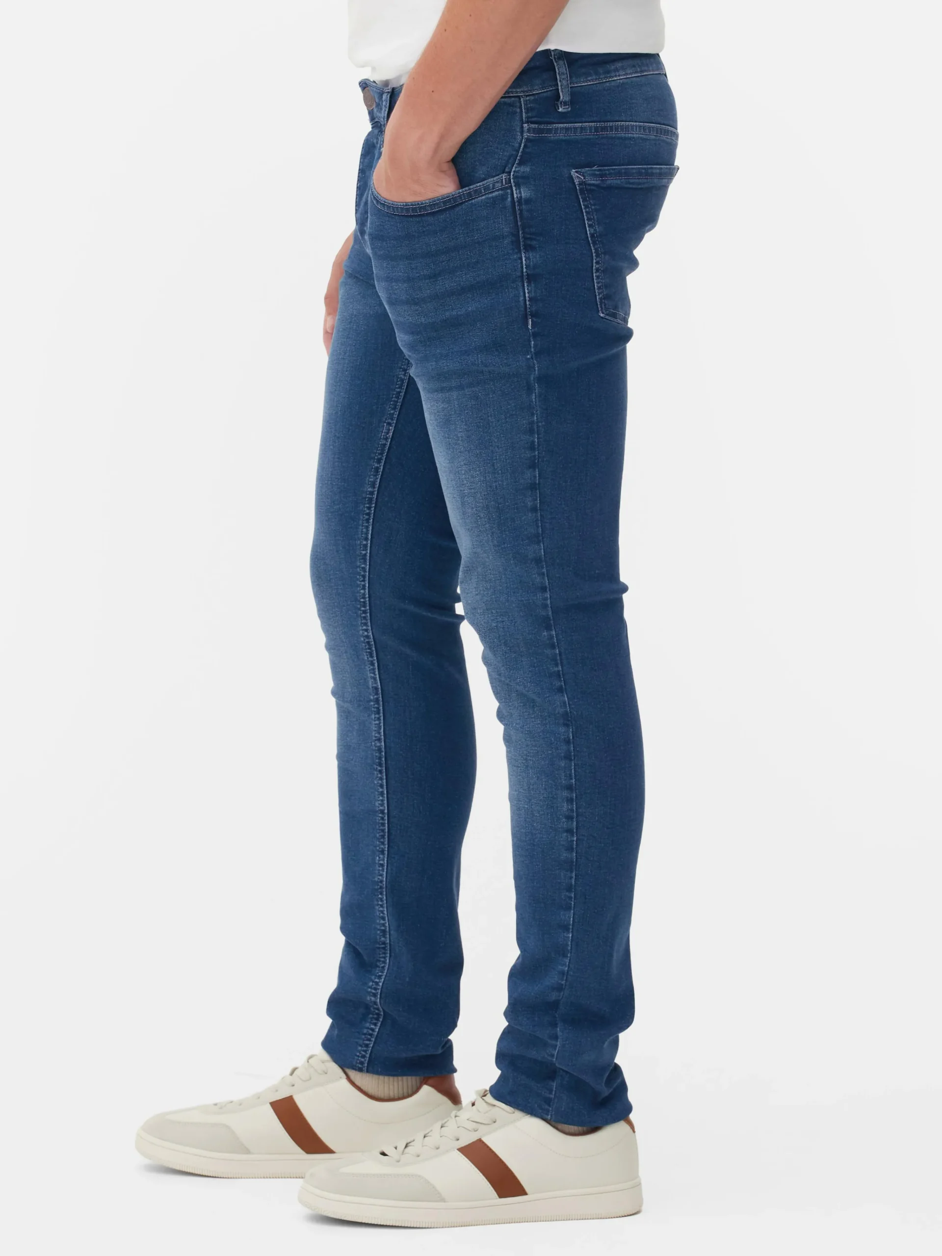 Primark Stretch Skinny Jeans Dark Blue Best Sale