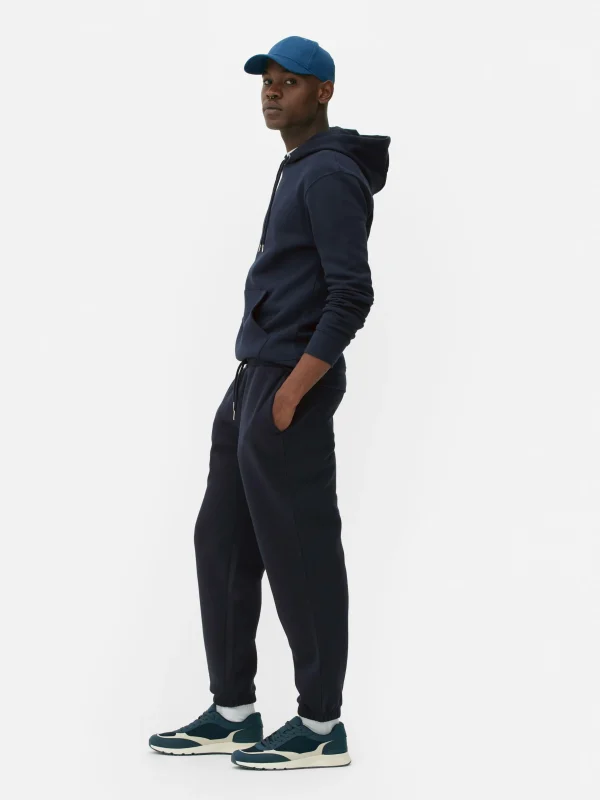 Primark Stretch Waist Cuffed Joggers Navy Store