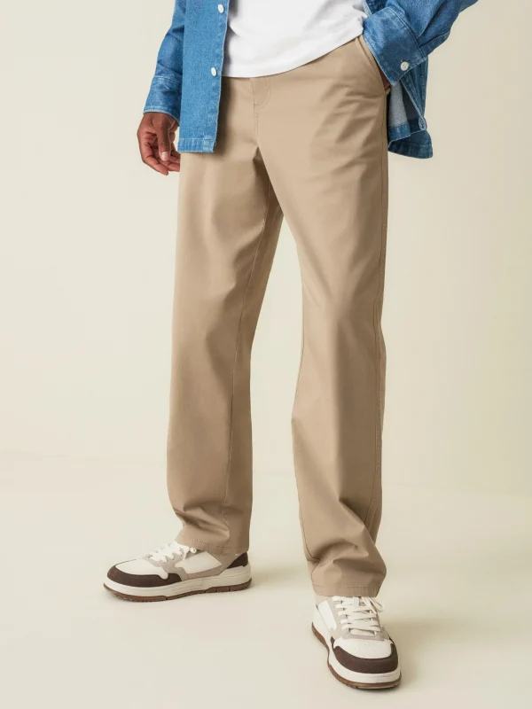 Primark Stretch Waist Pants Stone Discount