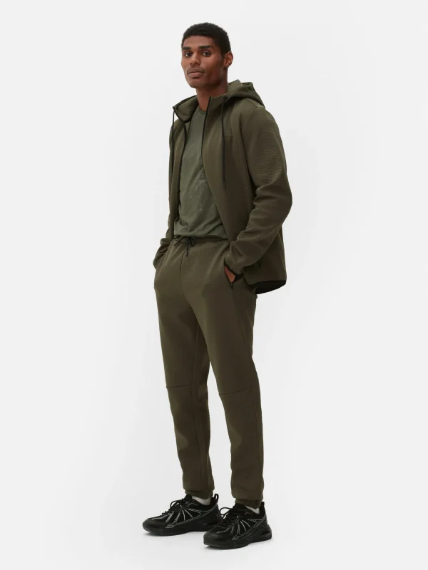 Primark Stretch Waist Textured Joggers Olive Online