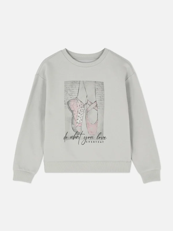 Primark Sweatshirt Gray Clearance