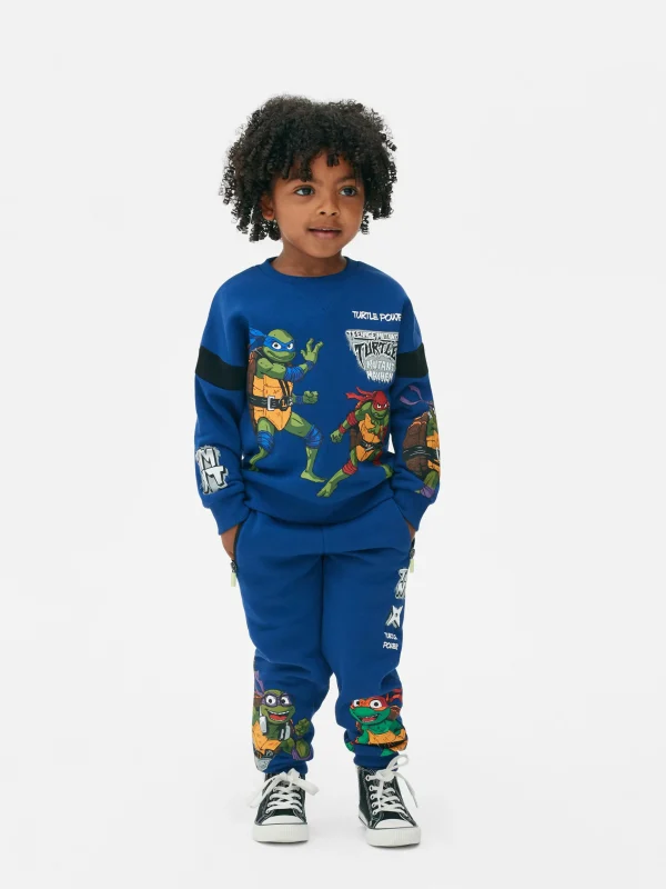 Primark Teenage Mutant Ninja Turtles Character Joggers Navy Outlet